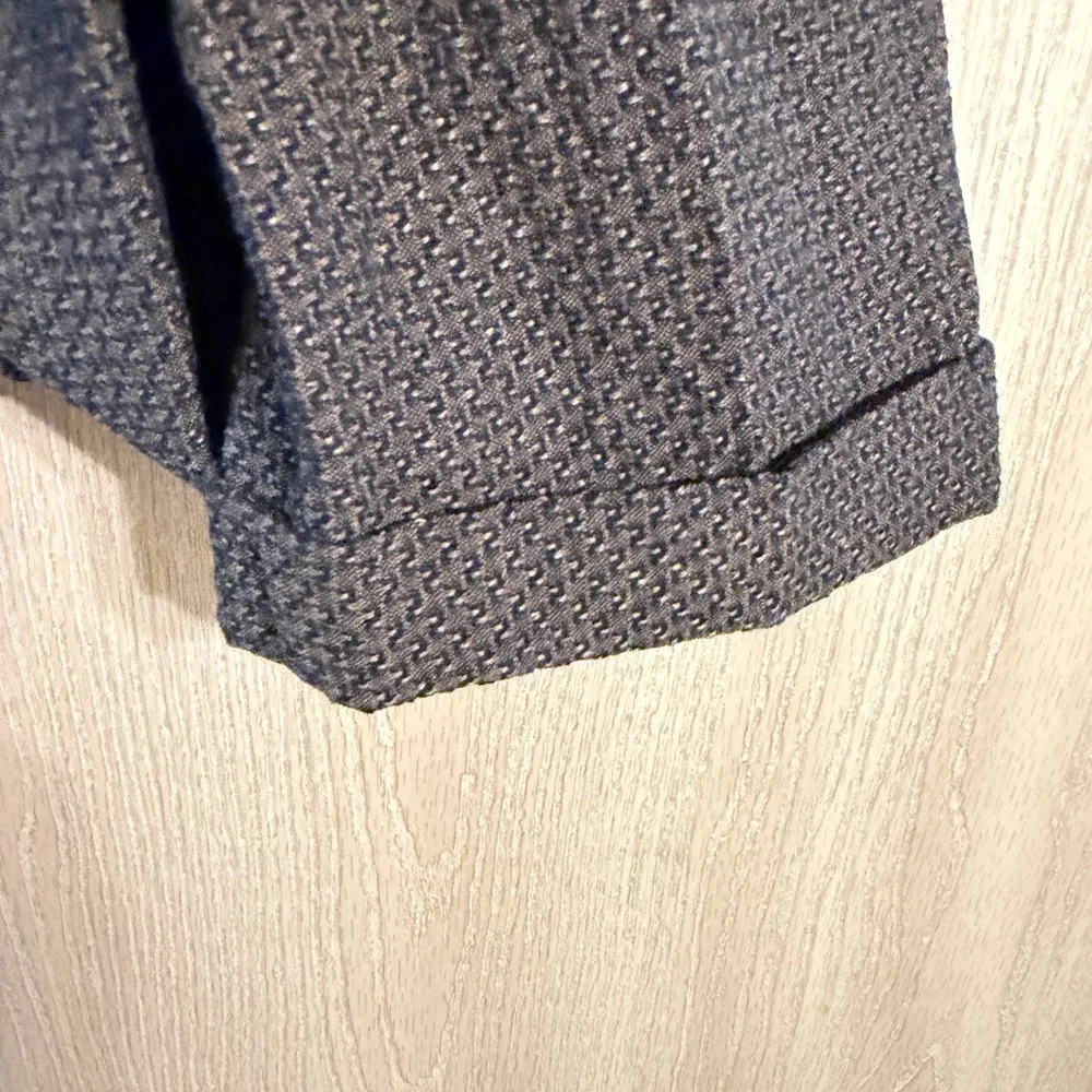 Messagerie Charcoal Textured Dress Pants